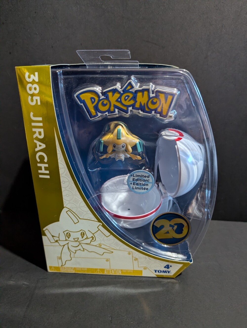 Pokemon 20th Anniversary 385 Jirachi Figure Limited Edition 2016 NEW Tomy